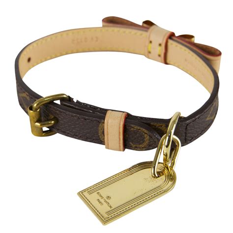 louis vuitton style dog collar|Louis Vuitton dog lead.